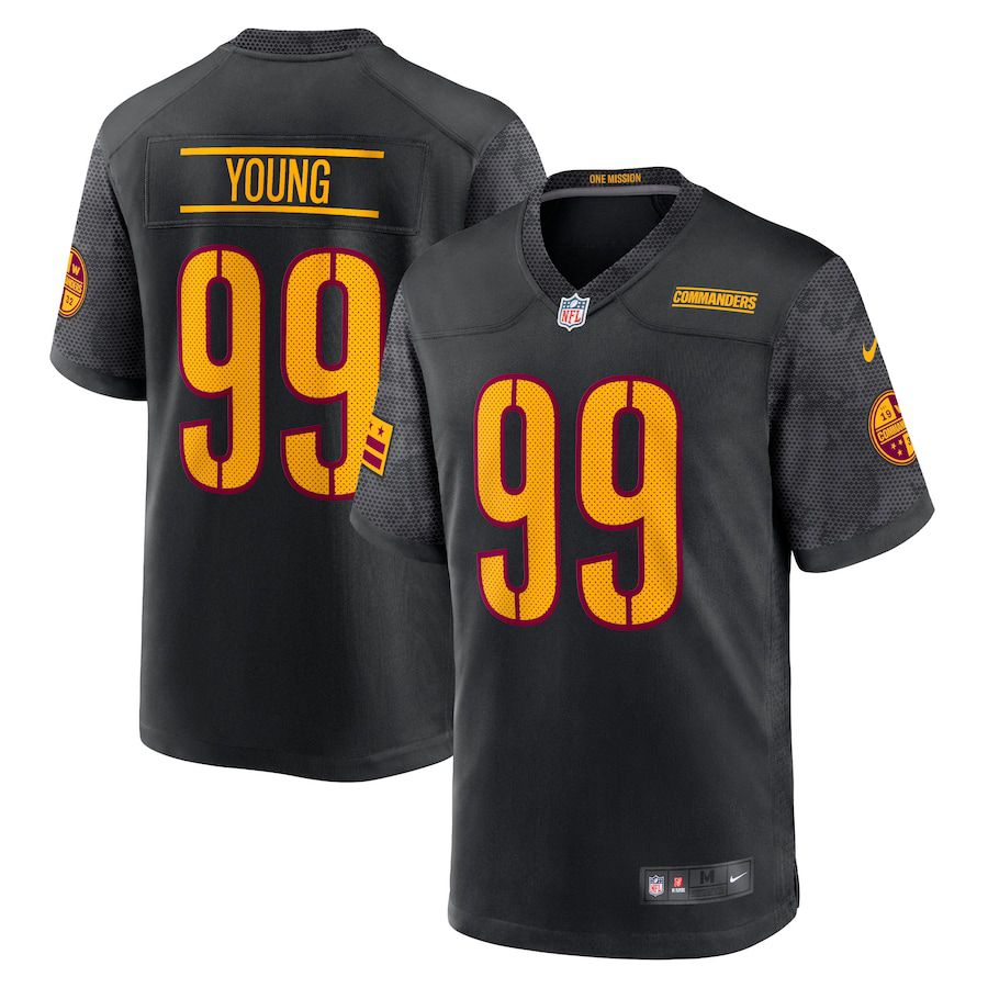 Men Washington Commanders #99 Chase Young Nike Black Alternate Game Player NFL Jersey->baltimore ravens->NFL Jersey